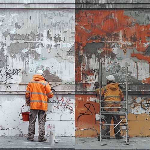 Graffitibeseitigung in Charlottenburg